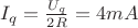 $I_q = \frac{U_q}{2R} = 4 mA$