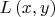 $L\left( {x,y} \right)$