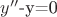 $y''$-y=0