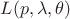 $L(p, \lambda, \theta)$ $L(p, \lambda, \theta)$