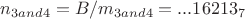 $n_{3 and 4}=B/m_{3 and 4}=...16213_{7} $