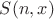 $S(n,x)$