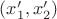 $(x'_1,x'_2)$ $(x'_1,x'_2)$