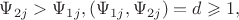 $\[\Psi _{2j}  > \Psi _{1j} ,(\Psi _{1j} ,\Psi _{2j} ) = d \geqslant 1,\]$
