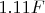 $1.11 F$