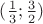 $(\frac13;\frac32)$