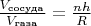 $\frac{V_{\text{сосуда}}}{V_{\text{газа}}}=\frac {nh}{R}$