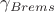 $$\gamma_{Brems}$$