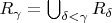 $R_\gamma = \bigcup_{\delta < \gamma} R_\delta$