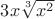 $\[3x\sqrt[3]{{x^2 }}\]$