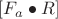 $[F_a \bullet R]$