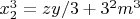 $x_2^3=zy/3+3^2m^3$