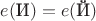 $e(\text{И})= e(\text{Й})$