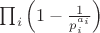 $\prod_i \left(1 - \frac{1}{p_i^{a_i}}\right)$
