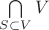 $\bigcap\limits_{S \subset V} V $ $\bigcap\limits_{S \subset V} V $