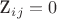 Z_i_j=0