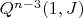$Q^{n-3}(1,J)$
