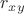 $r_{xy}$
