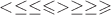 $< \le \leq \leqslant > \ge \geq \geqslant$