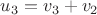 $u_3=v_3+v_2$