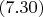 $(7.30)$