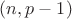 $(n,p-1)$