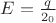 $E = \frac{q}{2 \varepilon_0}$
