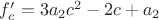 $f'_c=3a_2c^2-2c+a_2$
