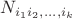 $N_{i_1i_2,...,i_k}$