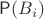 $\mathsf P(B_i)$