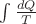 \int\frac{dQ}{T}