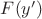 $F(y')$