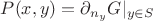 $P(x,y)=\partial_{n_y}G|_{y\in S}$