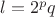 $l = 2^p q$