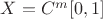 $X = C^m[0,1]$