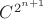 $C^{2^{n+1}} $