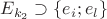 $E_{k_2}\supset\{e_i;e_l\}$