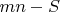 $mn-S $