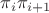 $\pi_i \pi_{i+1}$