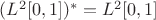 $(L^2[0,1])^*=L^2[0,1]$
