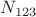 $N_{123}$