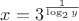 $x=3^{\frac{1}{\log_2y}}$