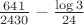 $\frac{641}{2430}-\frac{\log{3}}{24}$