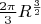 $\frac {2 \pi}{3}  R^{\frac {3}{2}}$