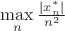 $\[\mathop {\max }\limits_n \frac{{\left| {x_n^*} \right|}}
{{{n^2}}}\]$