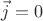 $\vec{j} = 0$