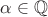 $\alpha\in \mathbb Q$