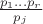 $\frac{p_1\ldots p_r}{p_j}$