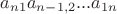 $a_{n1}a_{n-1,2}...a_{1n}$