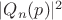 $|Q_n(p)|^2$